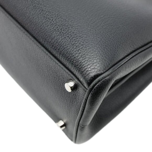 Gucci  Zumi Medium Leather Top Handle Shoulder Bag Black 564714 - Picture 8 of 12